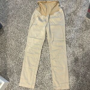 Motherhood Maternity pants. Tan, size small. EUC.